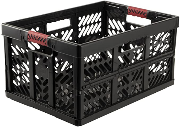 2 Klappboxen Aus Kunststoff – Faltbar, 16 Liter, Stabil & Platzsparend (34,5 X 29,5 X 26,4 Cm)