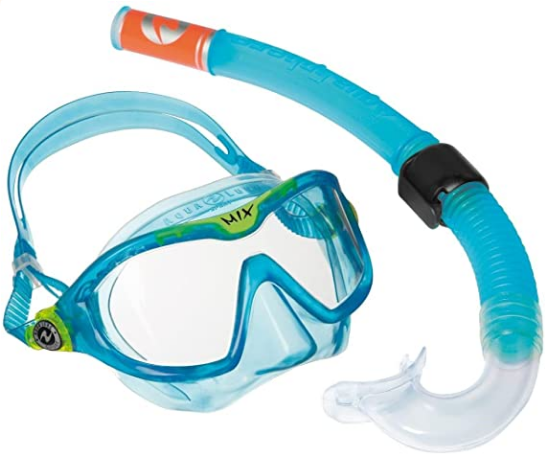 Schnorchelset Für Kinder – Mit Dry-Top Schnorchel, Maske, Flossen & Netzbeutel, Für 4–12 Jahre