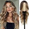 Seclitwu Ombre Blonde Perücke