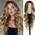 Seclitwu Ombre Blonde Perücke
