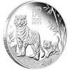 Silbermünze Australien Lunar III Tiger 2022