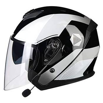 jethelm mit sonnenblende und bluetooth