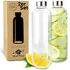 Smartplanet Glastrinkflasche