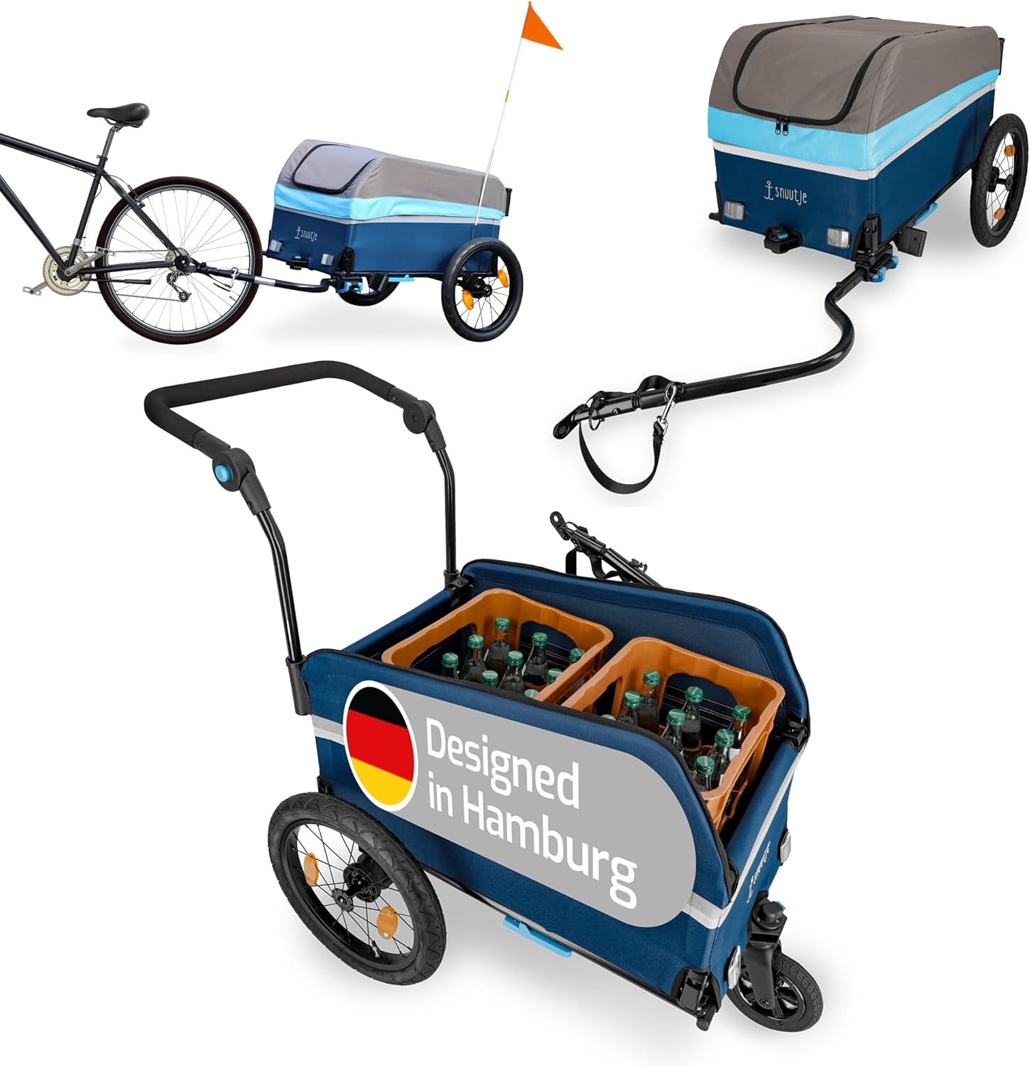 fahrradhelm jungs Crazy Safety Fahrradhelm Drache Blau main image 1