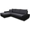 Sofnet Ecksofa Aspen Schwarz + Graphit