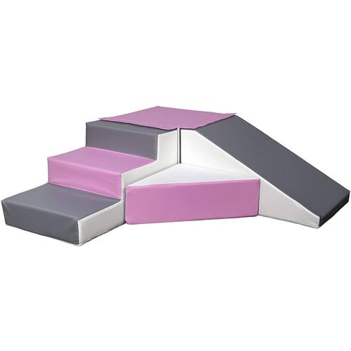 HOMCOM Soft-Bausteine, 7-tlg. Set, sicheres Material, weich und  pflegeleicht, Schaumstoff, bunt