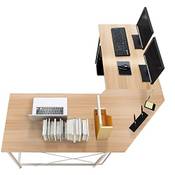 sogesfurniture Eckschreibtisch LD-Z01MO-BH Vergleich