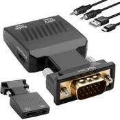 Solryn Von VGA auf HDMI Adapter mit Audio Vergleich