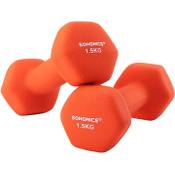 Songmics 18 2er-Set Hanteln Kurzhantel