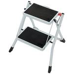 SONGMICS GSL02WT Klappbare Stufenleiter