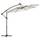 Songmics Sonnenschirm mit LED-Solar-Beleuchtung 777GPU018G01