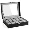 Songmics Uhrenbox mit 10 Fächern