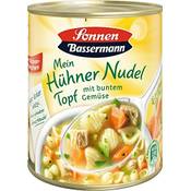 Sonnen Bassermann Hühner-Nudel-Topf mit buntem Gemüse Vergleich