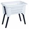Spetebo Wäschekorb mit klappbaren Füßen