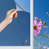 Spiegelfolie Selbstklebendes Fenster Sonnenschutzfolie UV-Schutz  Wärmedämmung Fensterfolie Einseitige Sichtschutz Dachfenster
