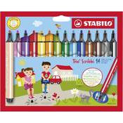 Stabilo Trio Scribbi Gefederter Dreikant-Filzstift
