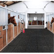Stallmatte aus Gummigranulat