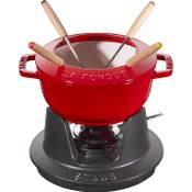 Staub Fondue-Set aus Gusseisen