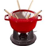 Staub Fondue-Set aus Gusseisen