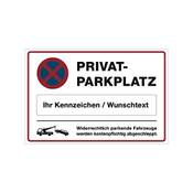 Stempel-Fabrik Privatparkplatz-Schild