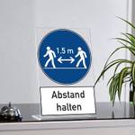 Stempel-Fabrik-Store Abstand-Schild