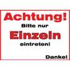 Stick-Dealer Einzeln-Eintreten-Hinweis