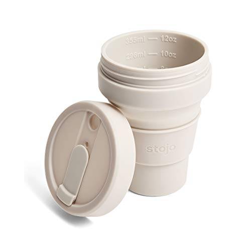 Jazz Pose Faltbarer Becher - Silikonbecher, Reisebecher Faltbar, BPA
