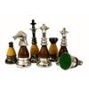 StonKraft Schachfiguren Messing und Holz