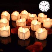Subosi LED-Teelichter mit Timer