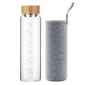 Sunkey Glas-Trinkflasche