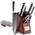 Sunnecko 7tlg Damastmesser Messerblock
