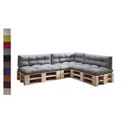 sunnypillow Palettenkissen 7er Set