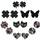 Swirlcolor Satin Spitze Nippel Abdeckung