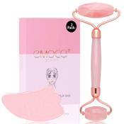 Sworchi Jadewalze Gua Sha Rosenquarz Set Vergleich