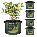 T4U 5er-Pack Pflanzensäcke