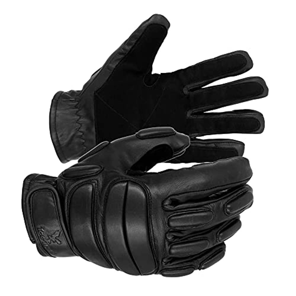 TacFirst SEK 1 Guanti Tattici Unisex – Protezione Antitaglio Livello 5 In Pelle Bovine Per Forze Speciali