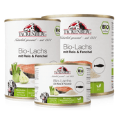 TACKENBERG Bio-Lachs Hundefutter Vergleich