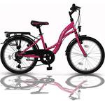 Talson 20 Zoll Kinderfahrrad Rosa-Weiss