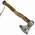 Tatla Craft Wikinger-Axt aus kohlenstoffreichem Stahl