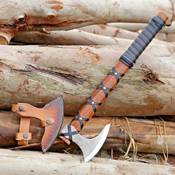 Tatla Craft Wikinger-Axt mit Lederscheide