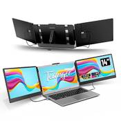 Teamgee 14" tragbarer Tri-Bildschirm Monitor