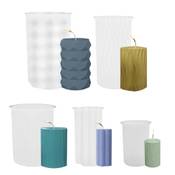 Teaque Kerzenform Silikon Set Vergleich