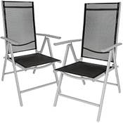 Tectake Aluminium-Klappstuhl Set