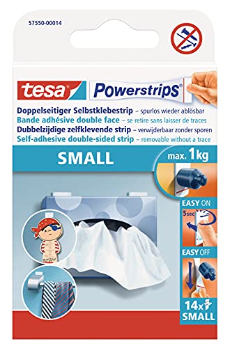 Tesa Doppelseitige Klebepads (Geeignet für: Glas, 60 Stk., Transparent)
