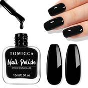 Tomicca Schwarz Nagellack