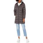 Tommy Hilfiger Mid-Length Puffer Hooded Down Jacket