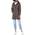 Tommy Hilfiger Mid-Length Puffer Hooded Down Jacket