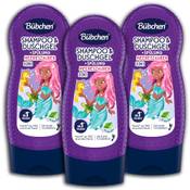 Topdeal  Bübchen Kinder Shampoo & Duschgel & Spülung 3in1 Meereszauber