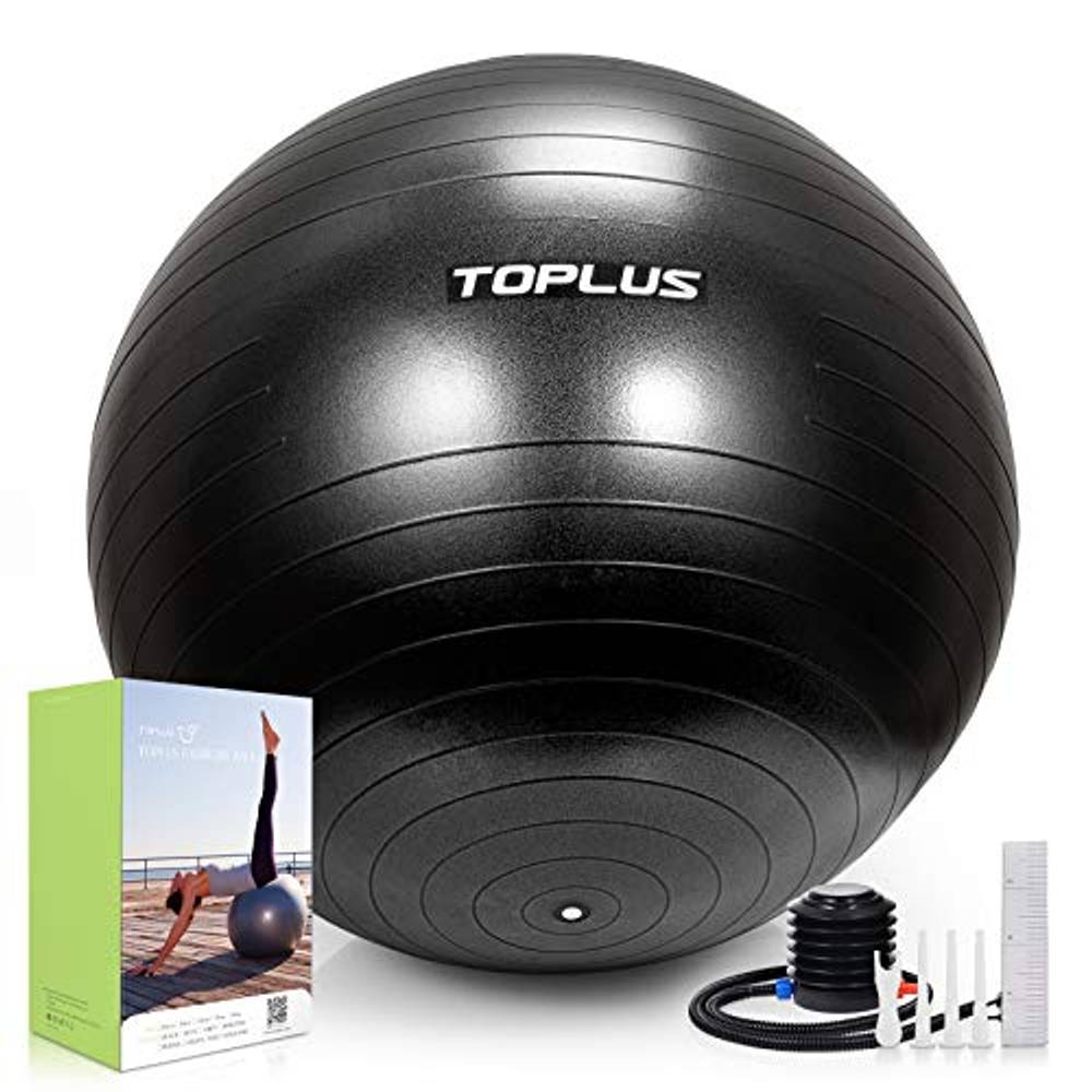 ONVAYA Gymnastikball 65 Cm Mit Rutschfestem Bezug Und Integriertem Boden-Gewicht ONVAYA Gymnastikball 65 Cm Mit Rutschfestem Bezug Und Integriertem Boden-Gewicht