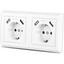 Topular USB-Doppelsteckdose
